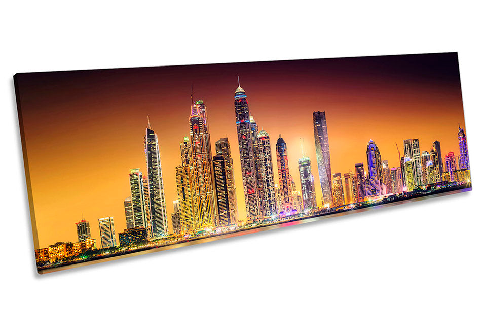 Dubai Skyline Marina Brown