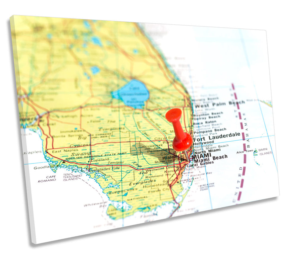 Map of Miami Beach