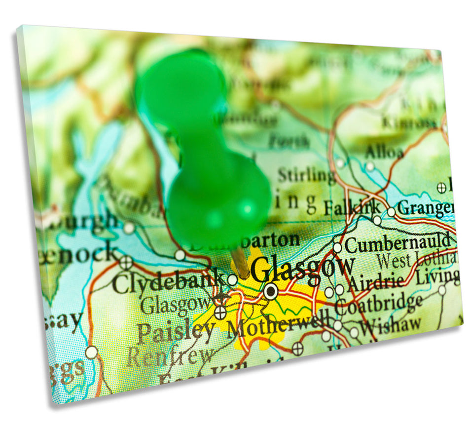 Map of Glasgow City