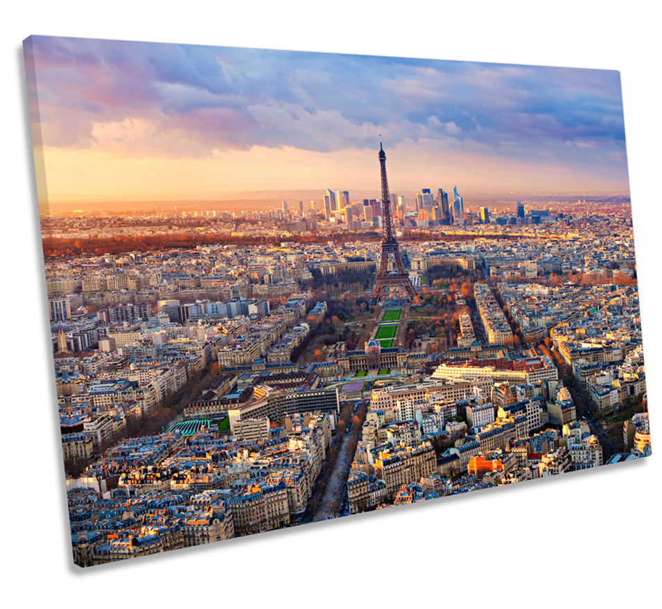 Paris Skyline Eiffel Tower City