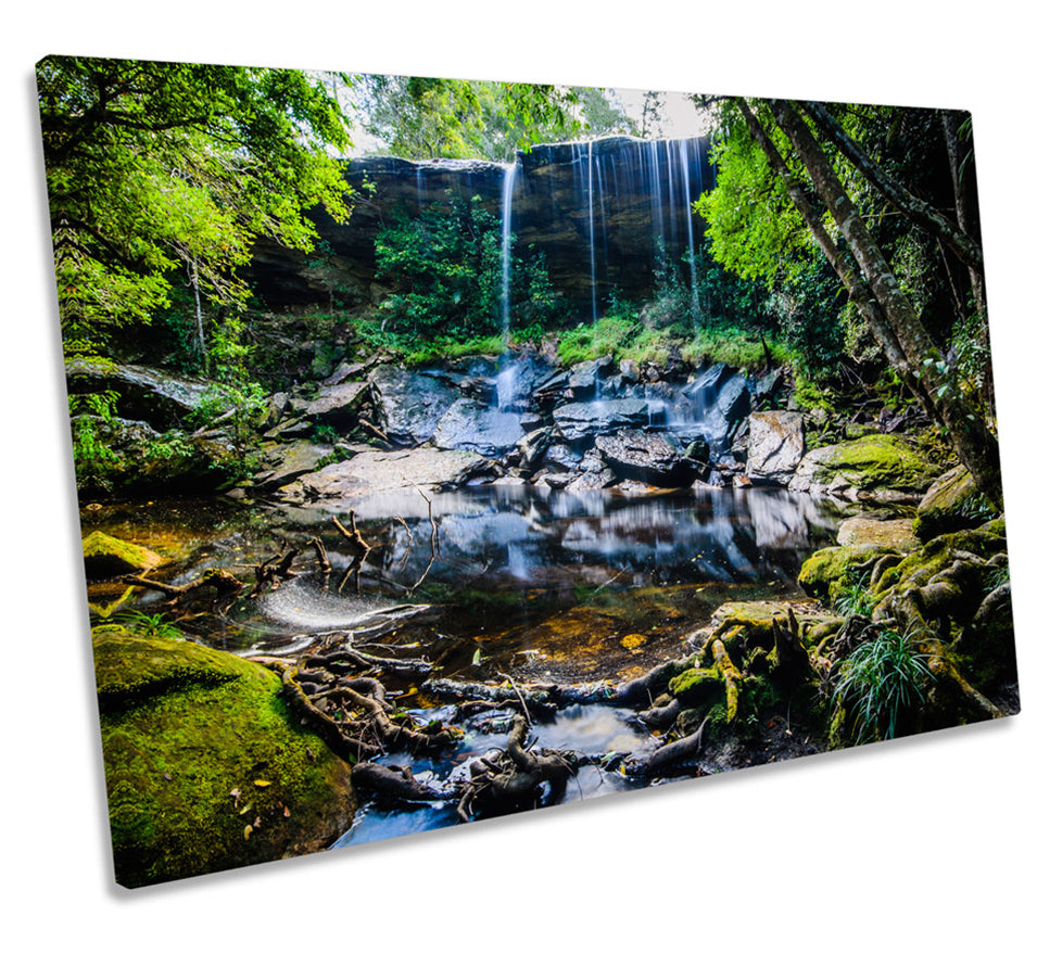 Tropical Rain Forest Waterfall