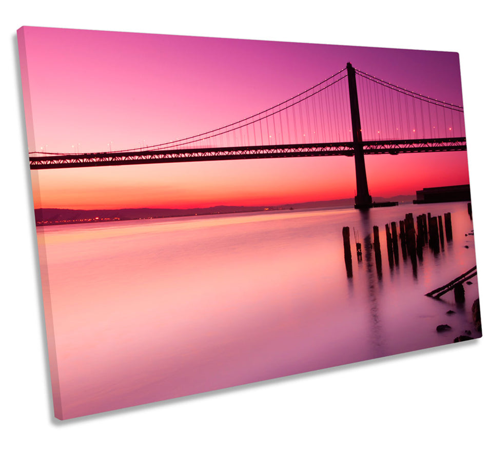 Bay Bridge San Francisco Sunset