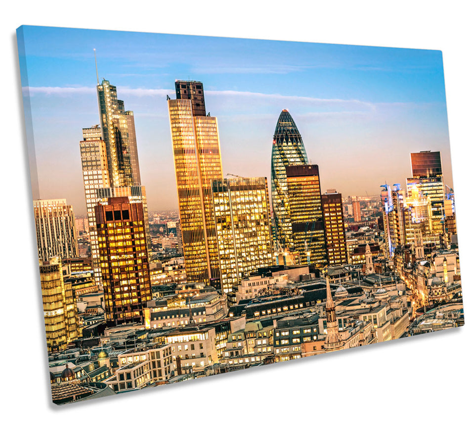 City of London Skyline Financial District
