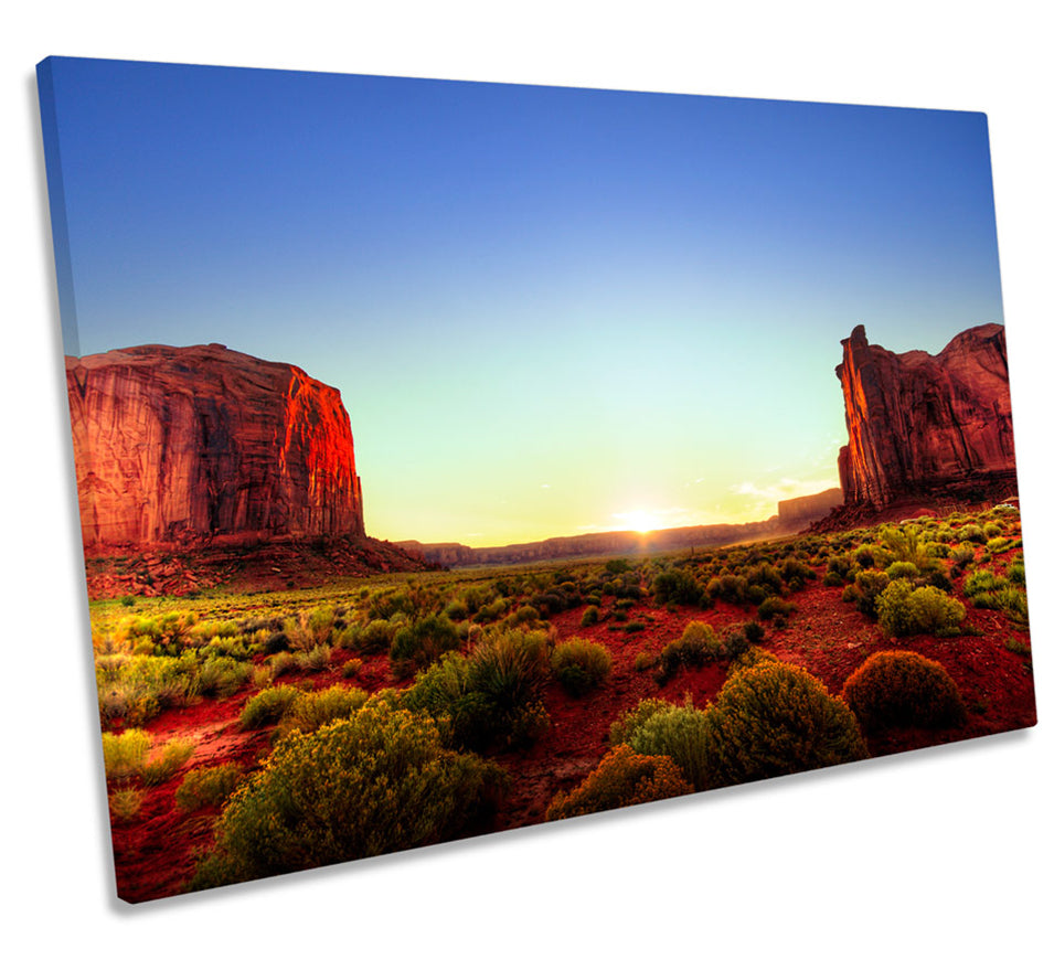 Monument Valley Sunset Landscape