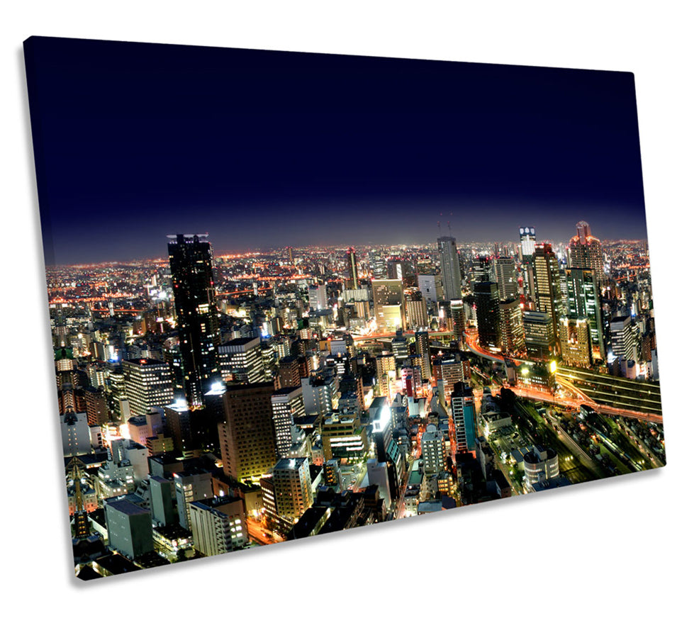 Osaka City Japan Skyline