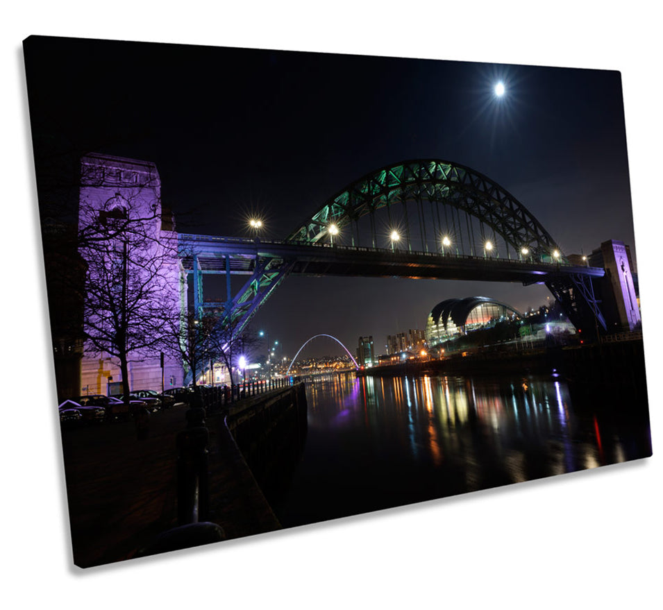 Tyne Bridge Newcastle Night