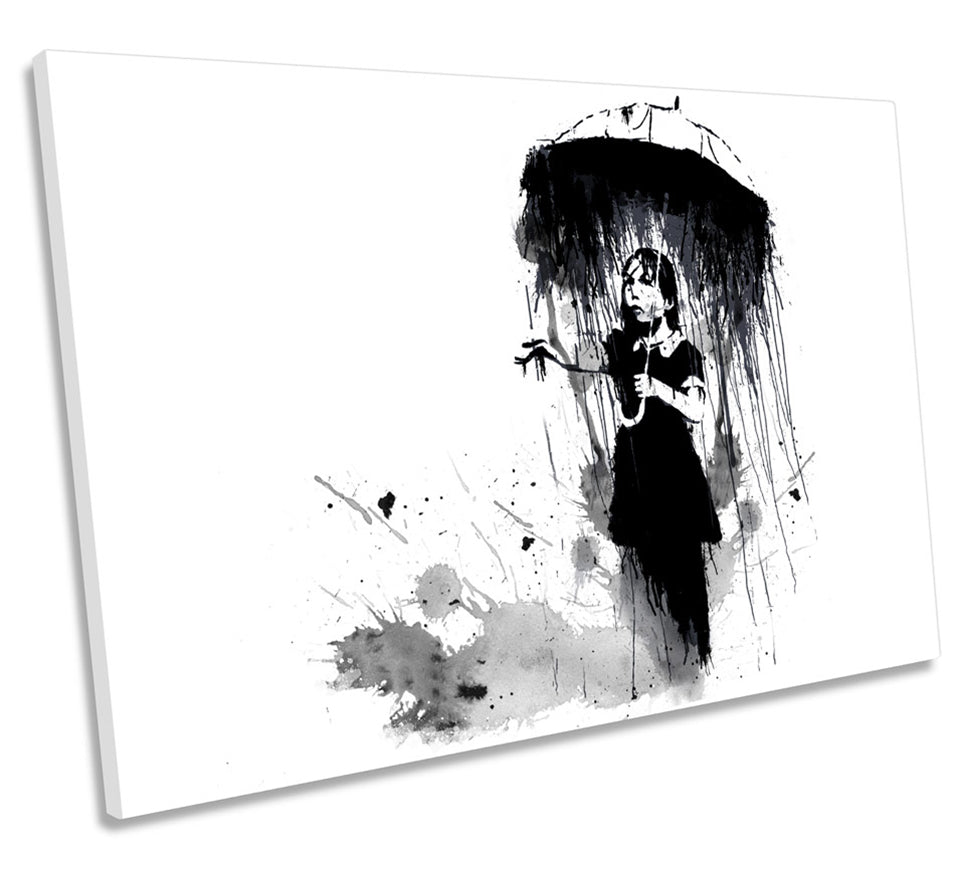 Banksy Nola Girl with Umbrella
