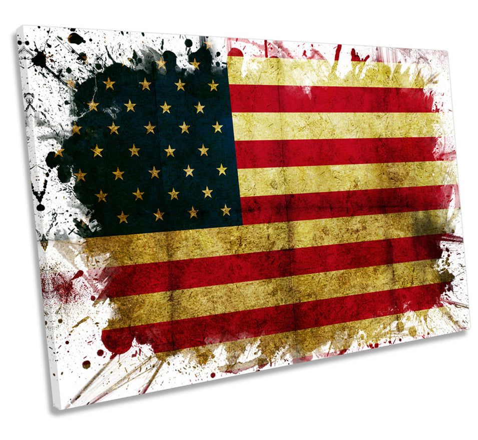 American Flag United States Grunge