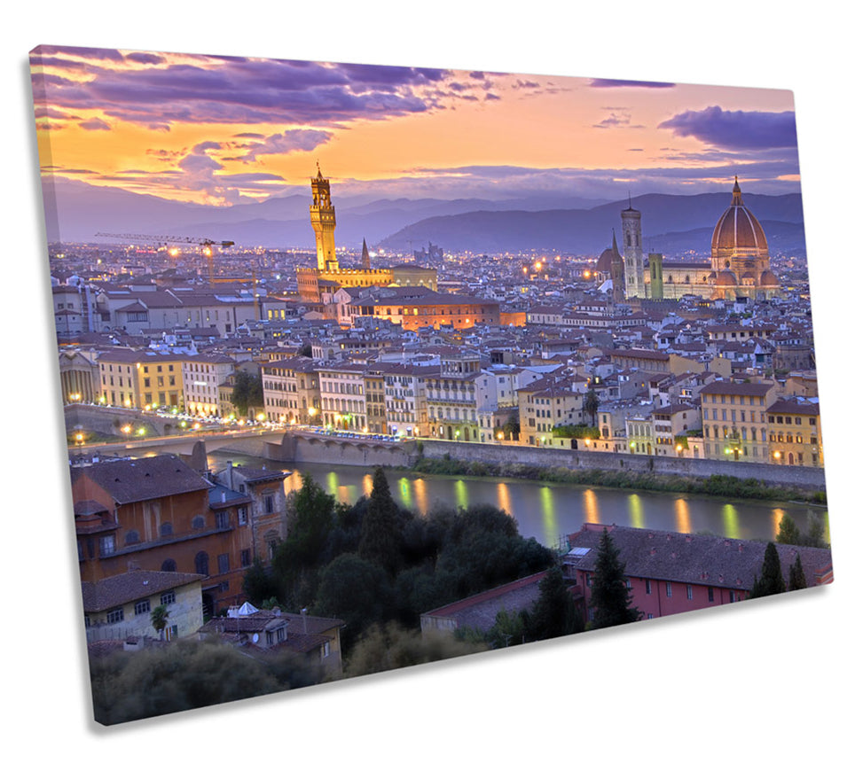 Florence City Skyline Italy