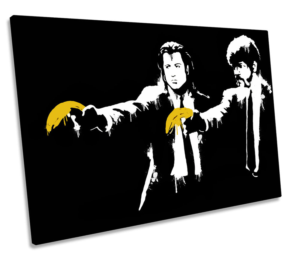 Banksy Pulp Fiction Banana Guns