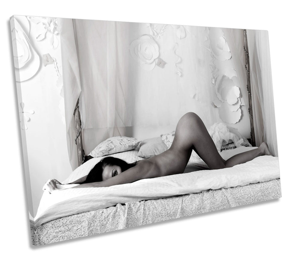 Erotic Nude Model Sexy Bed