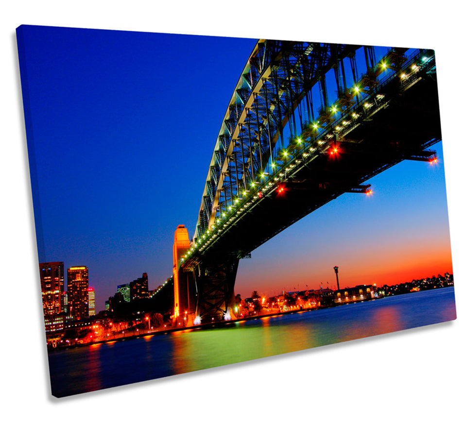 Sunset Sydney Harbour City Bridge
