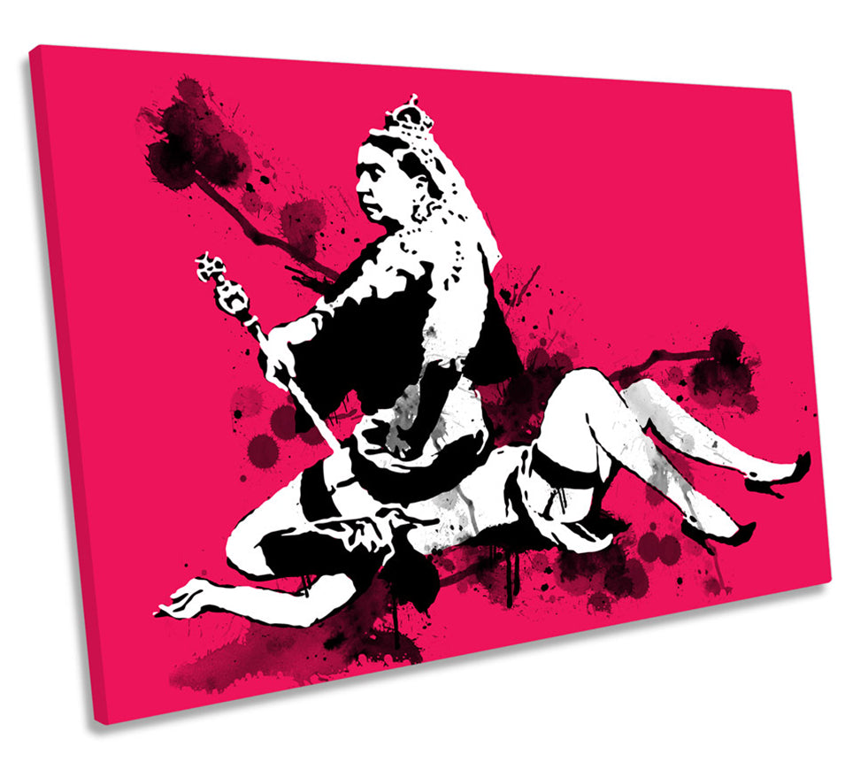 Banksy Queen Victoria