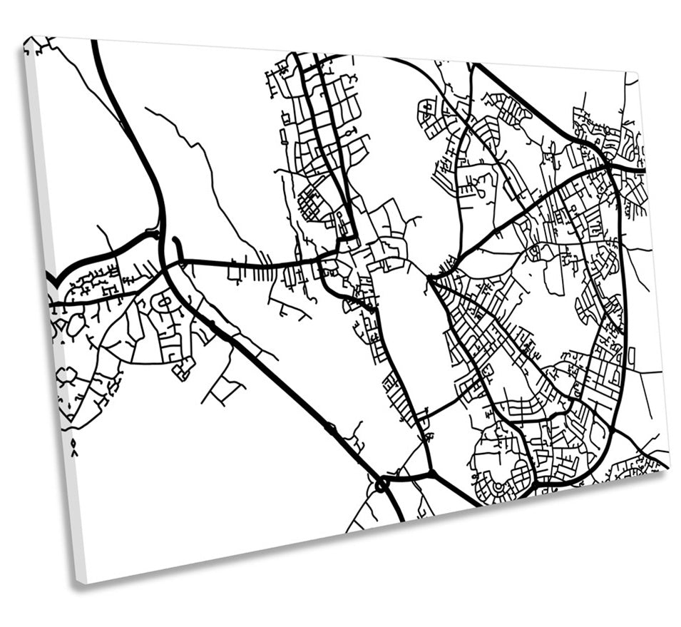 Oxford Map City Minimalistic Modern