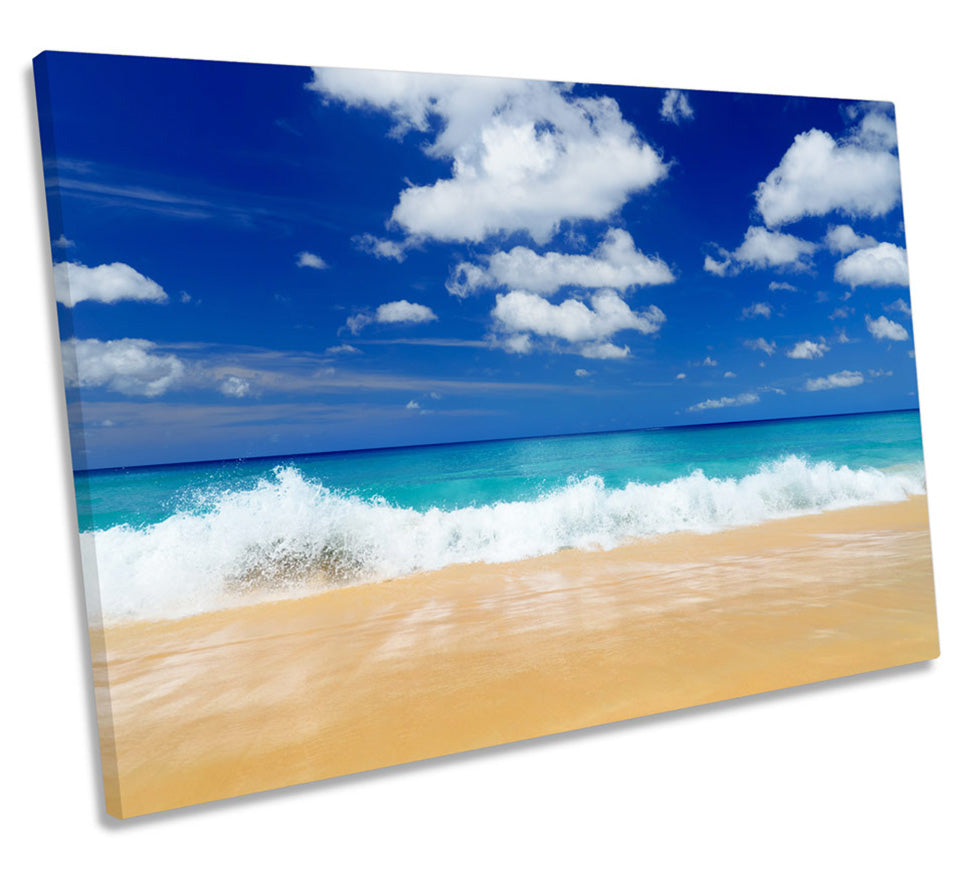 Beach Seascape Modern Blue