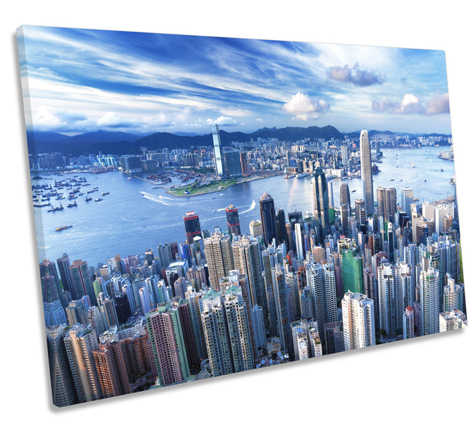 Hong Kong City Skyline