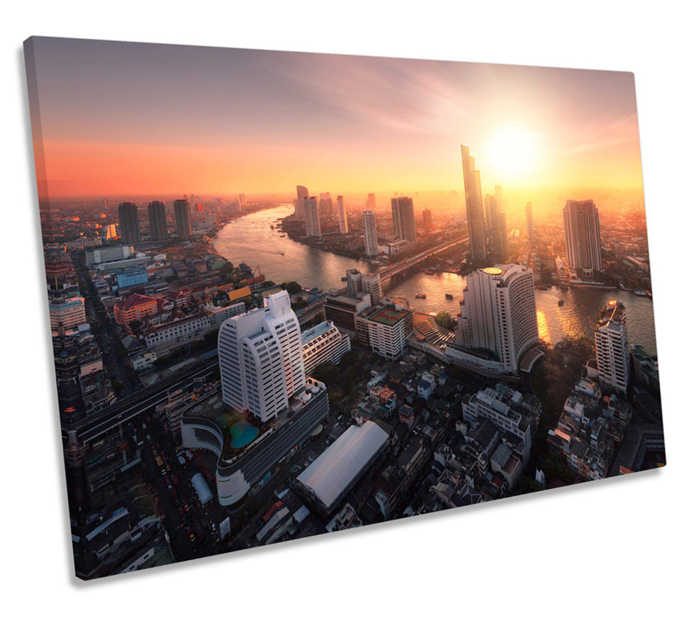Bangkok Cityscape Sunset