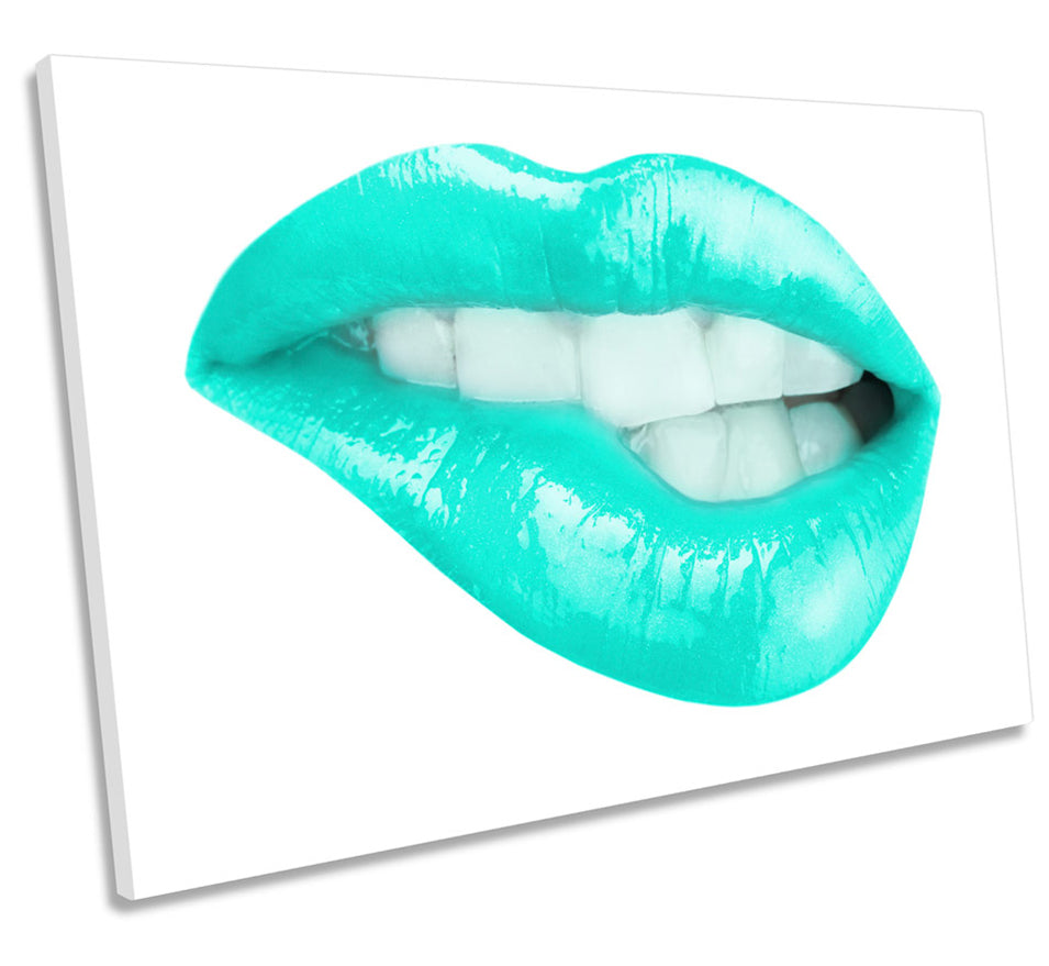 Lips Bite Lipstick Turquoise