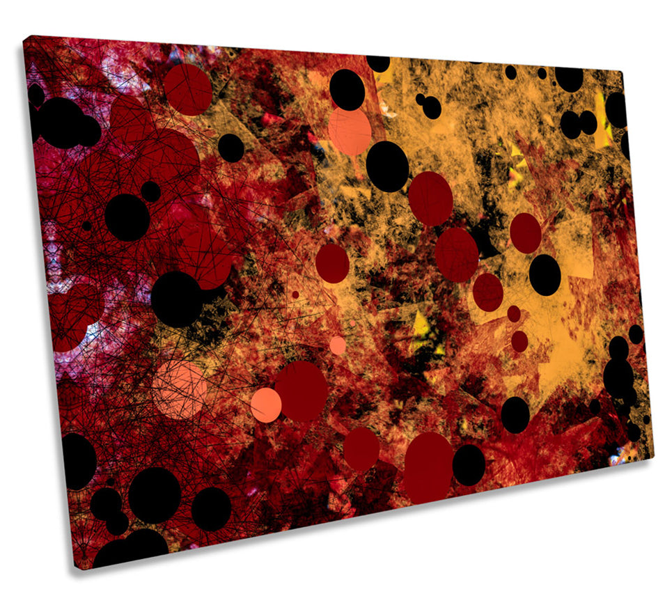 Abstract Grunge Red Spots