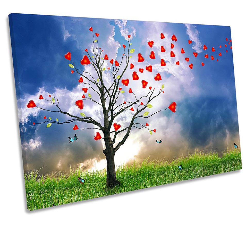 Love Heart Tree Abstract