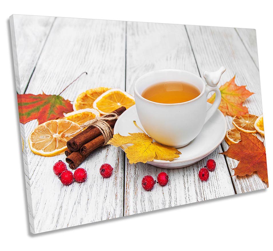 Orange Tea Cup Autumn