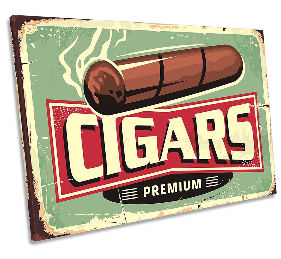 Cigars Retro Vintage Sign