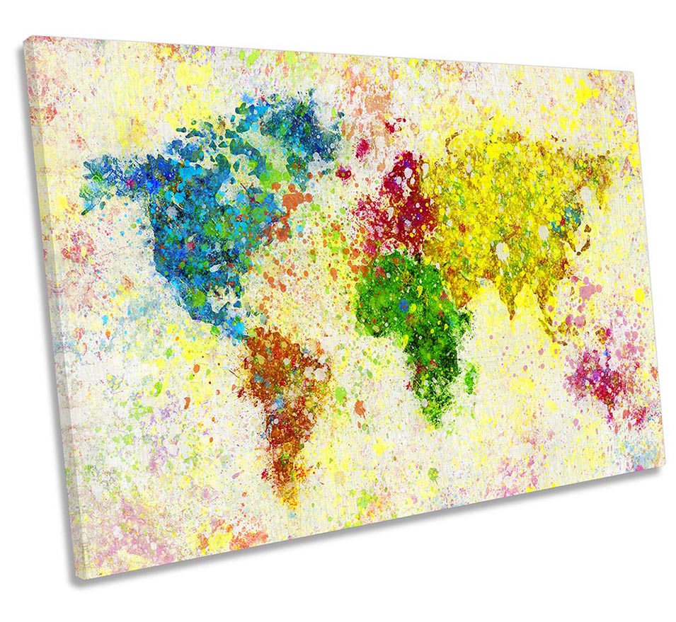 Abstract Map of the World
