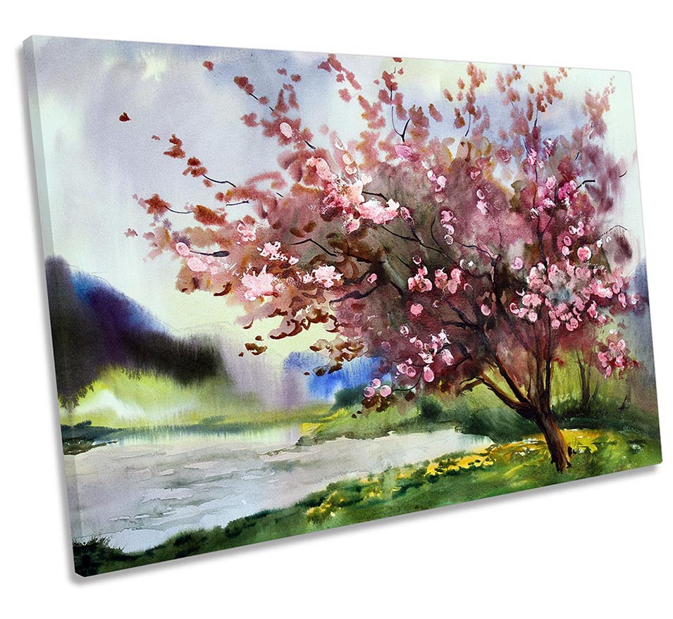 Floral Tree Blossom Watercolour