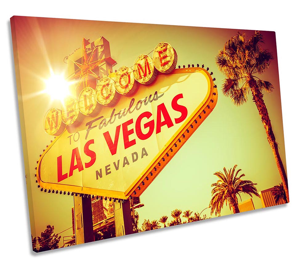 Las Vegas Sign Famous Landmark