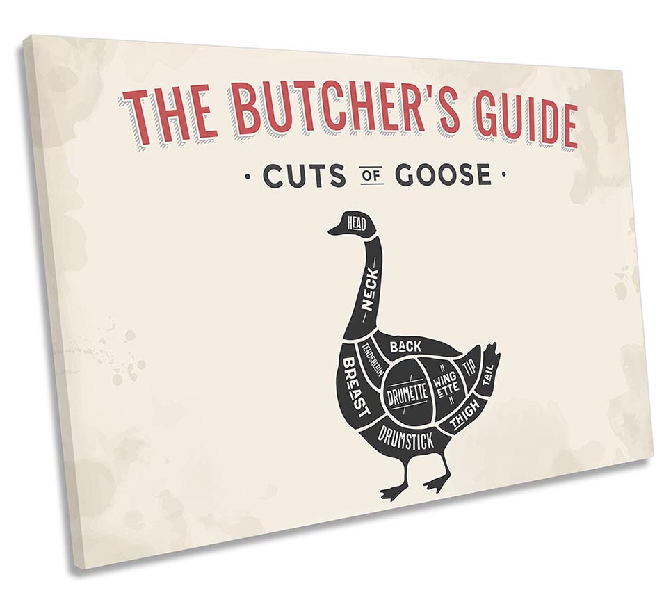 Butcher Cuts Goose Kitchen