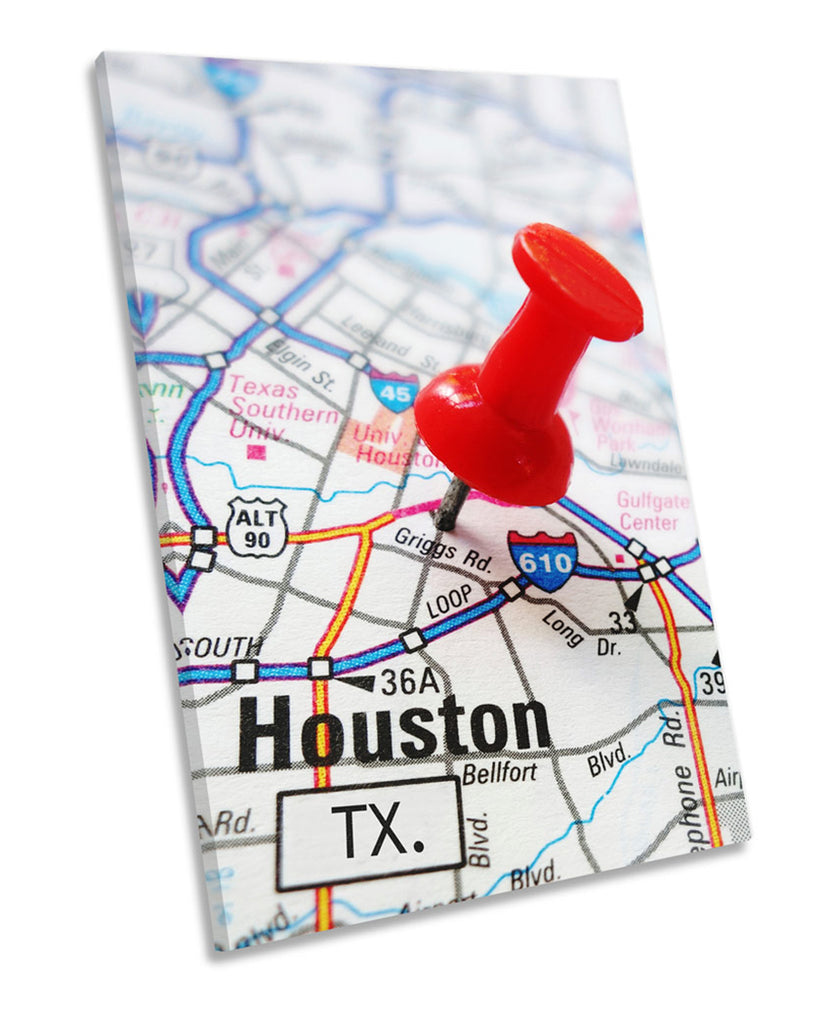 Map of Houston Texas