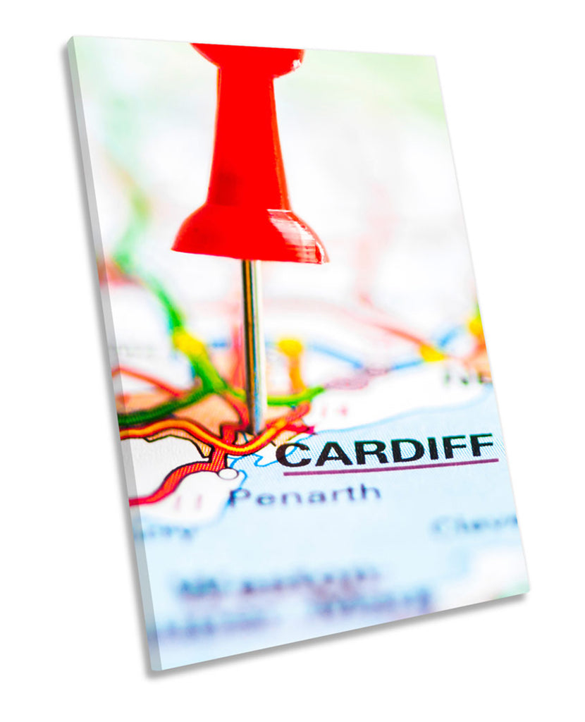 Map of Cardiff Wales