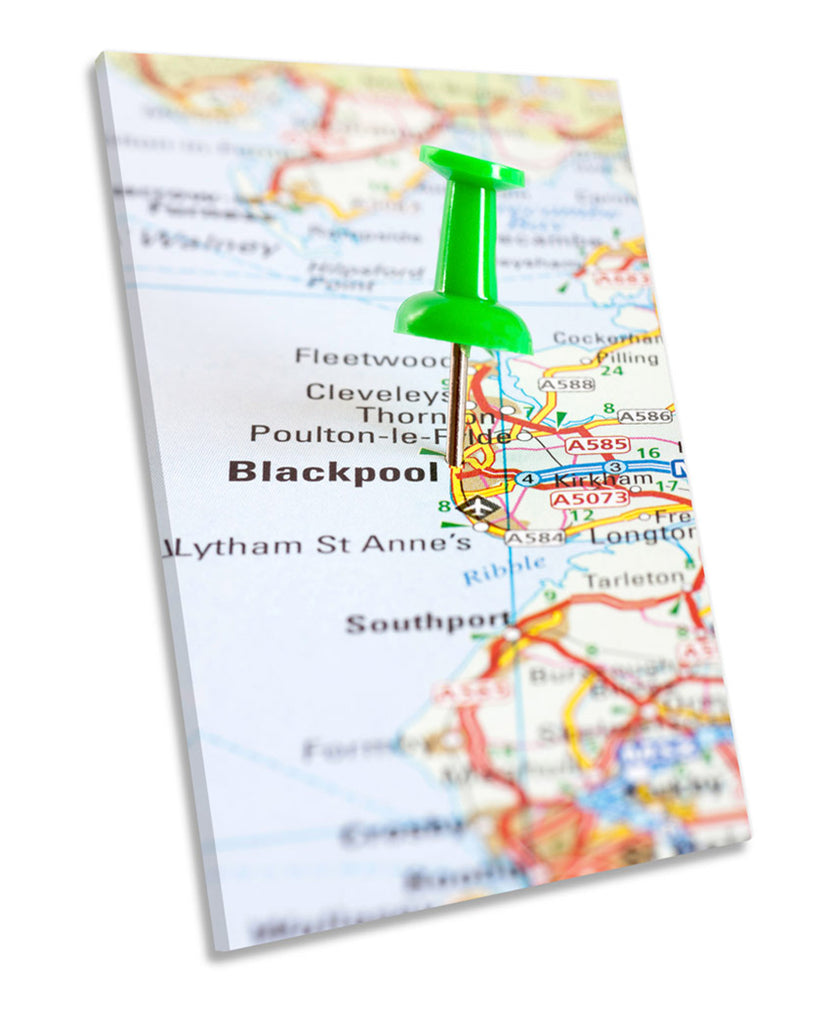 Map of Blackpool City