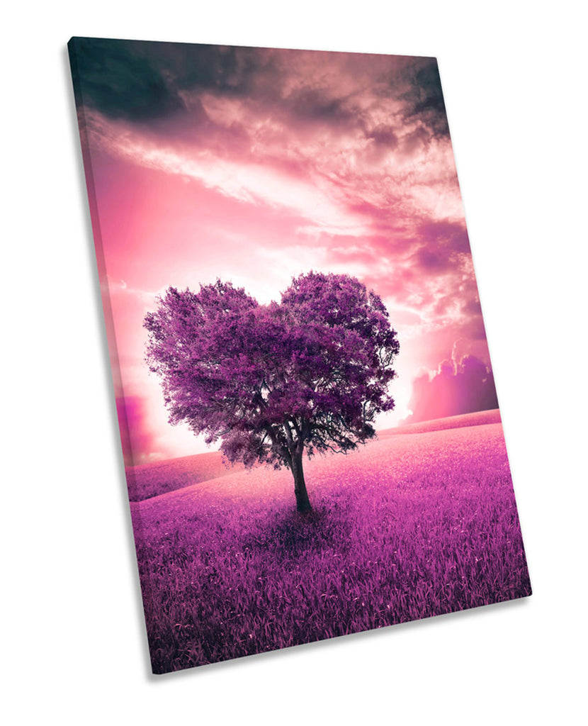 Love Heart Tree Pink