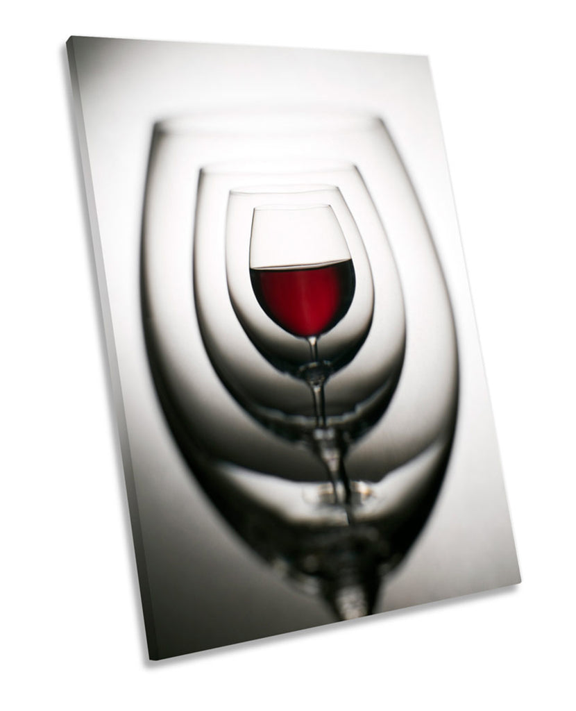 Kitchen Abstract Wine Glasses