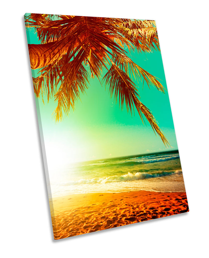 Palm Tree Beach Sunset