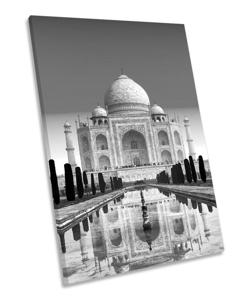 Taj Mahal India Landmarks B&W