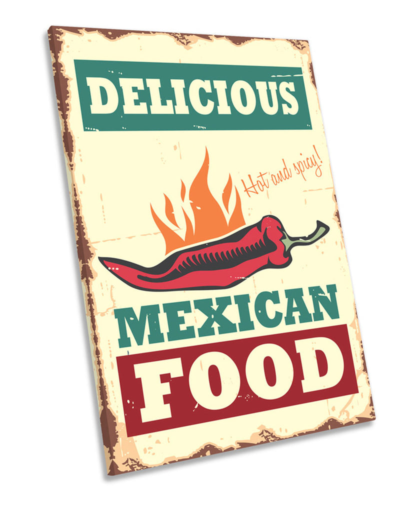 Hot Mexican Food Retro Kitchen