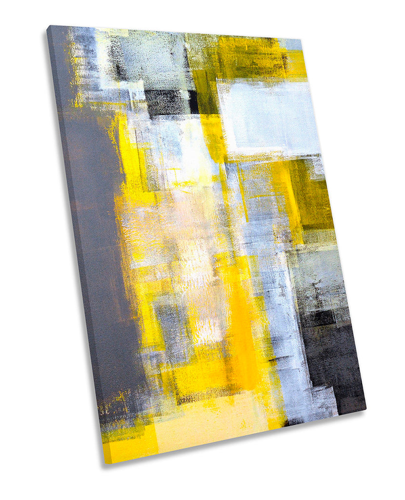 Abstract Yellow Grey Grunge