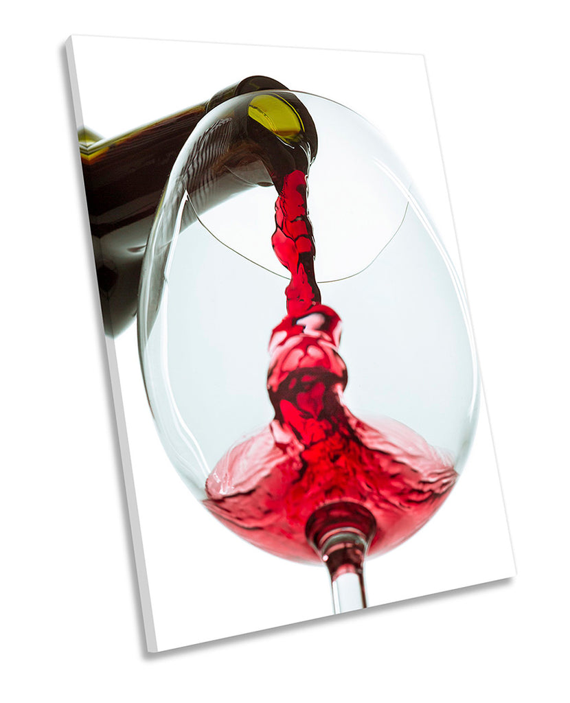 Wine Glass Kitchen Red