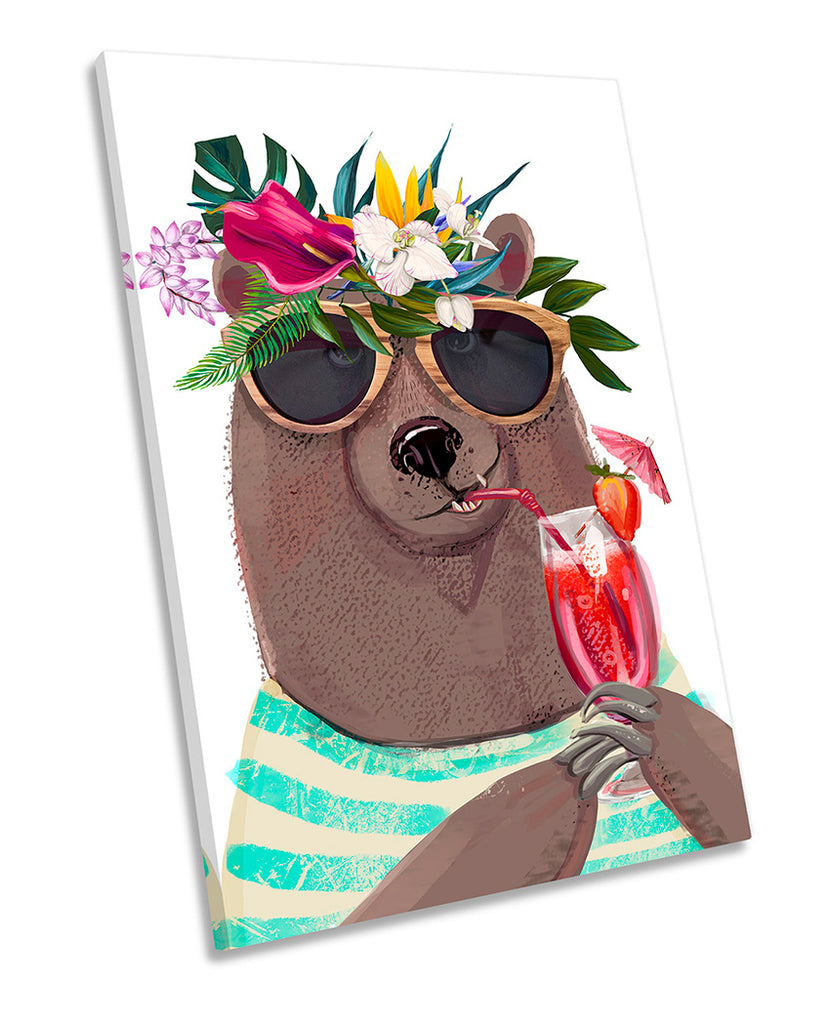 Summer Bear Cocktail Multi-Coloured