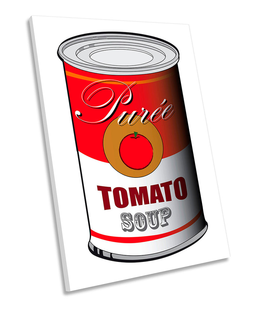 Tomato Soup Can Kitchen Red