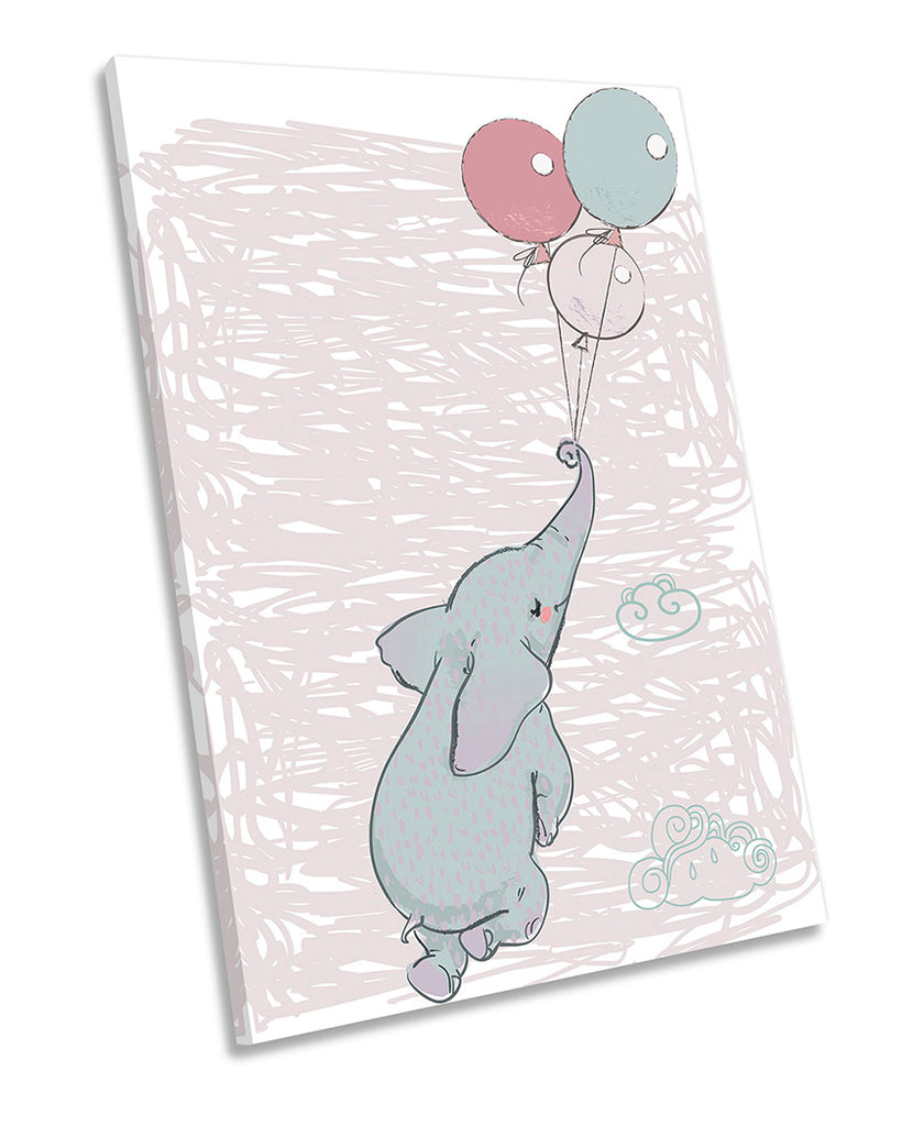 Cute Elephant Balloons Grey