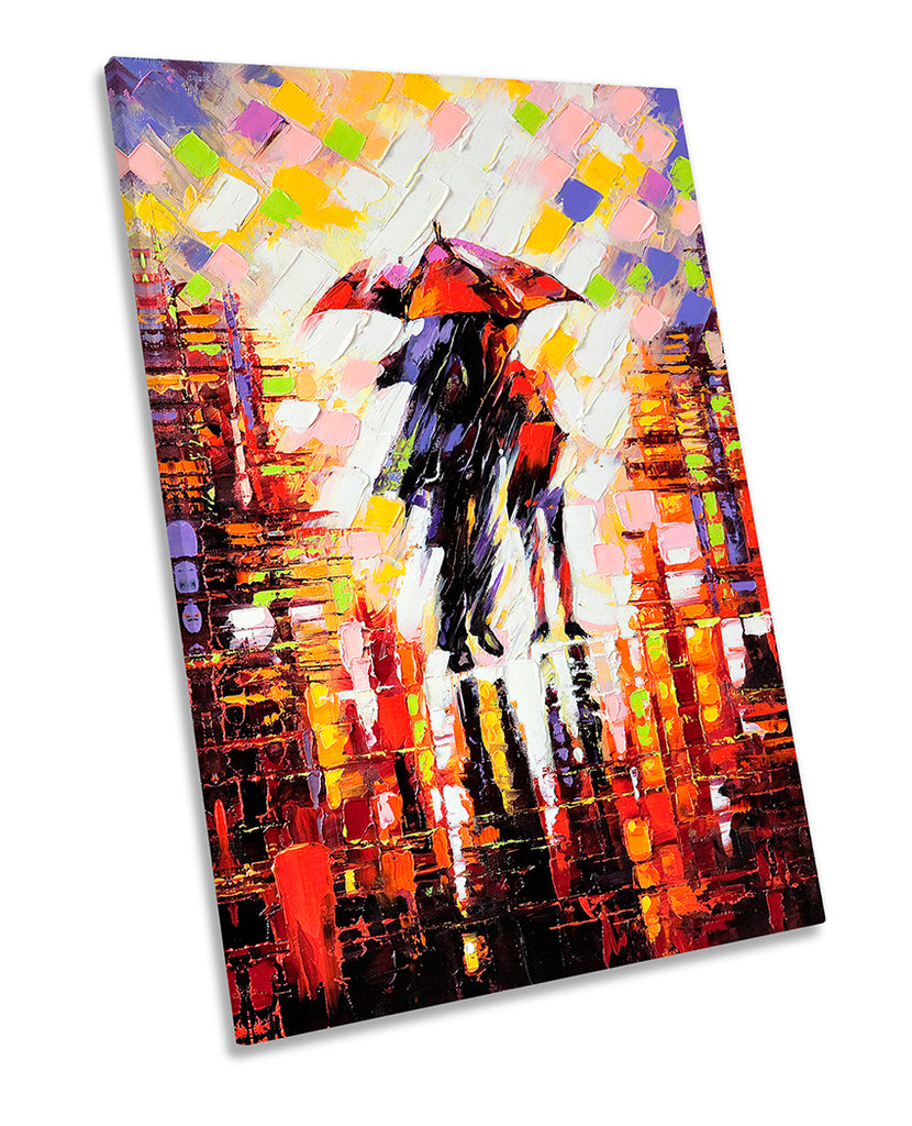 Abstract Umbrella City Multi-Coloured