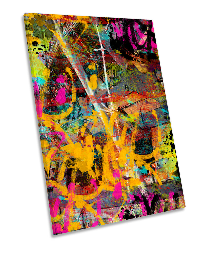 Abstract Grunge Modern Multi-Coloured