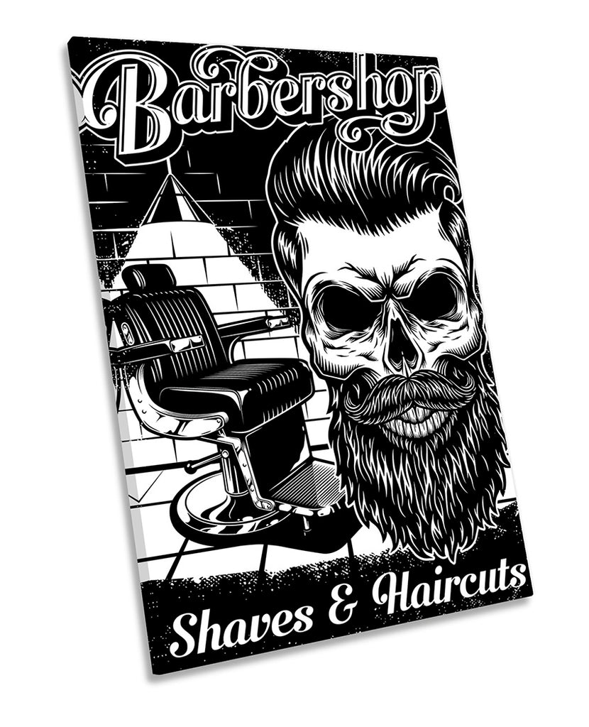 Barber Shop Shave Beard Black