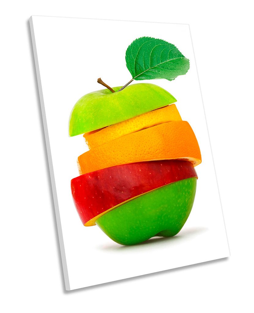 Apple Fruit Slices Kitchen Multi-Coloured
