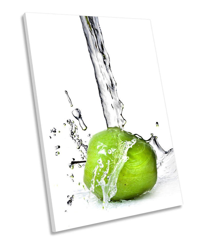 Water Splash Apple Kitchen Green