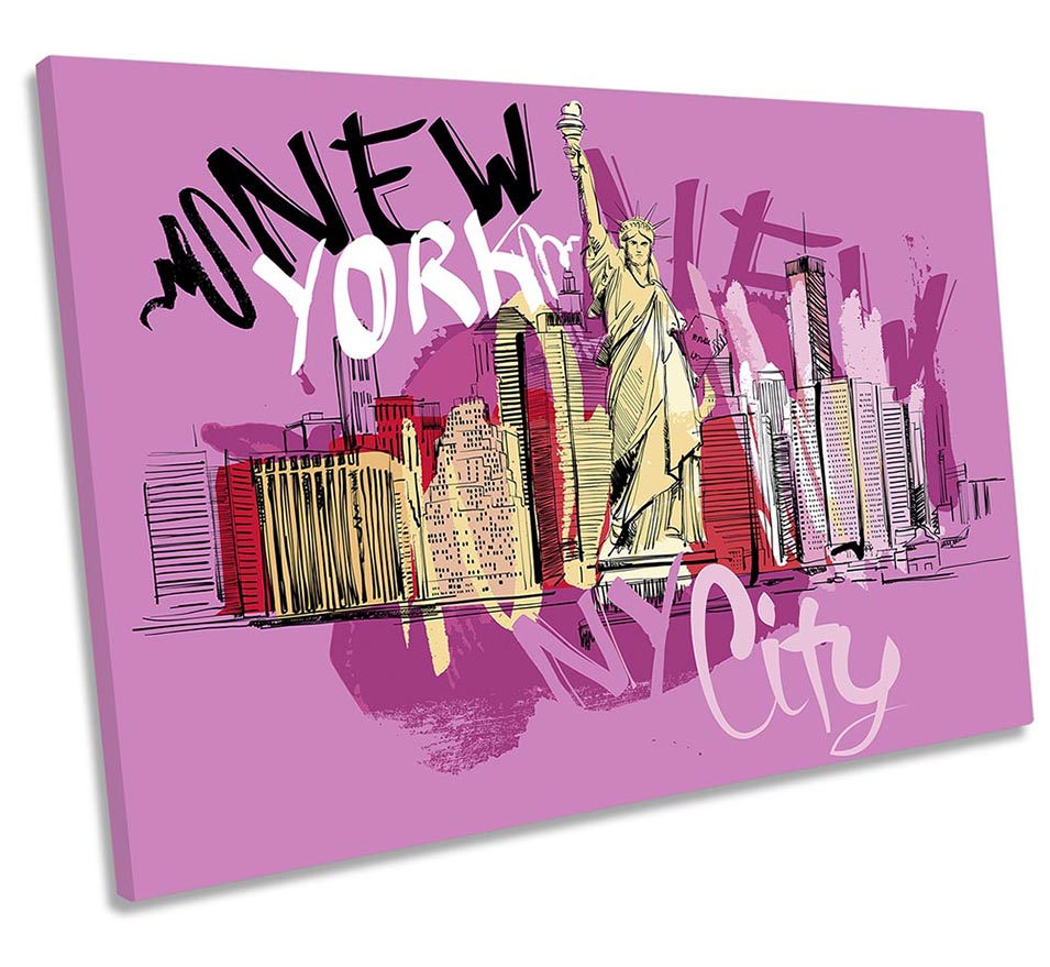 New York City NYC Pink
