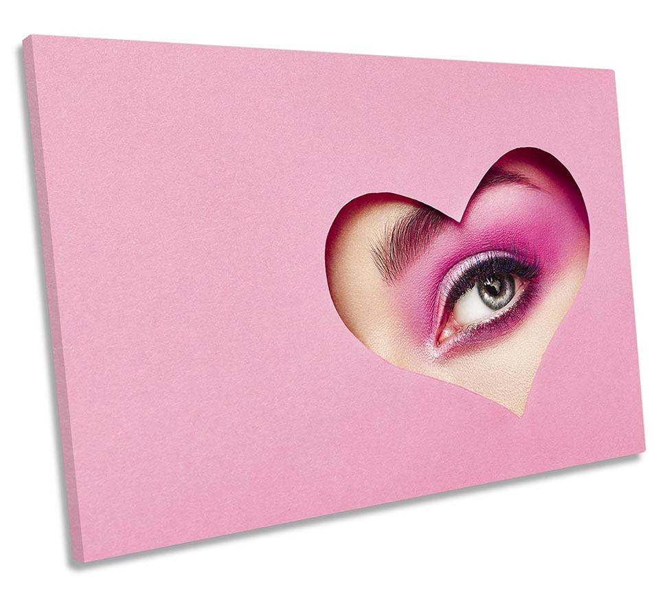 Eye Makeup Heart Beauty Pink